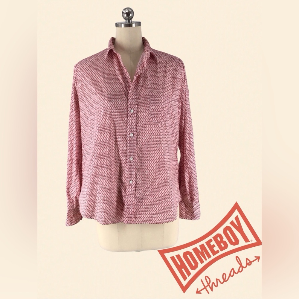 Frank & Eileen Red Casual Button Down Shirt